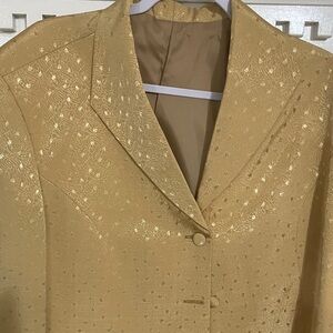 Elegant Gold Women's Jacket